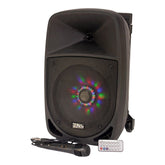 Système audio portable Party Light & Sound 8" 300 W avec micro et télécommande